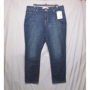 Levi Strauss NWT Blue Mid Rise Slim Jeans Womens Size‎ W36 L30